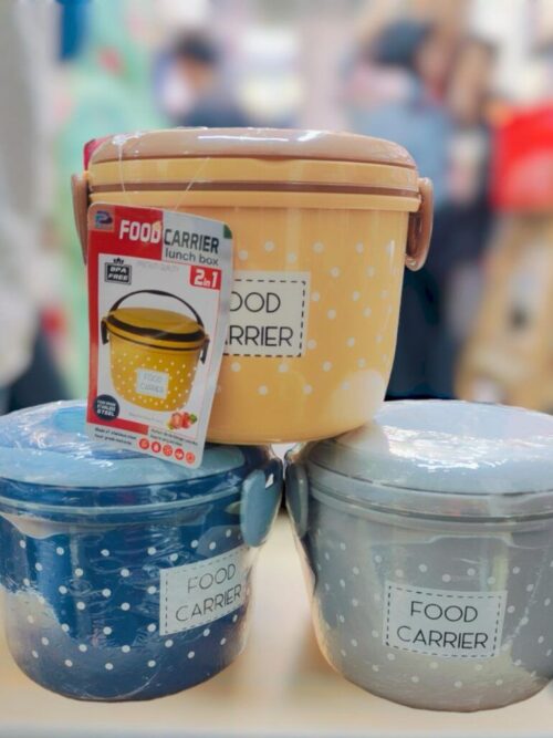 Food Carrier Lunch Box 2in1 Under Mini Steel Box
