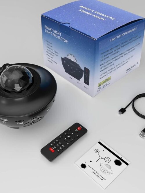 Galaxy Projector Star Light Speaker With Remote Control