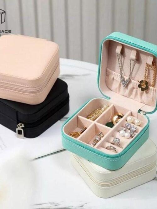 Mini Leather Jewellery Organizer