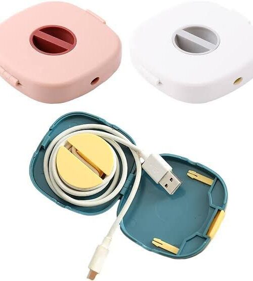 2in1 Mobile Holder and Plastic Handsfree/Cable Wire Binder Box