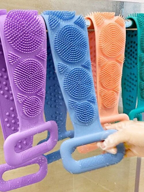 Bath Shower Silicone Body Brush Belt