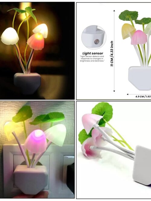 Colorful LED mushroom Lamp