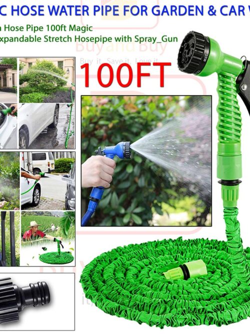Expandable Magic Hose - High-Pressure, Multi-Function Garden Watering Hose