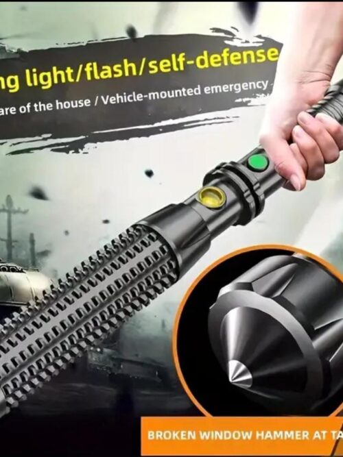 Strong light mace stick ball stick fire safety emergency multi-functional rechargeable