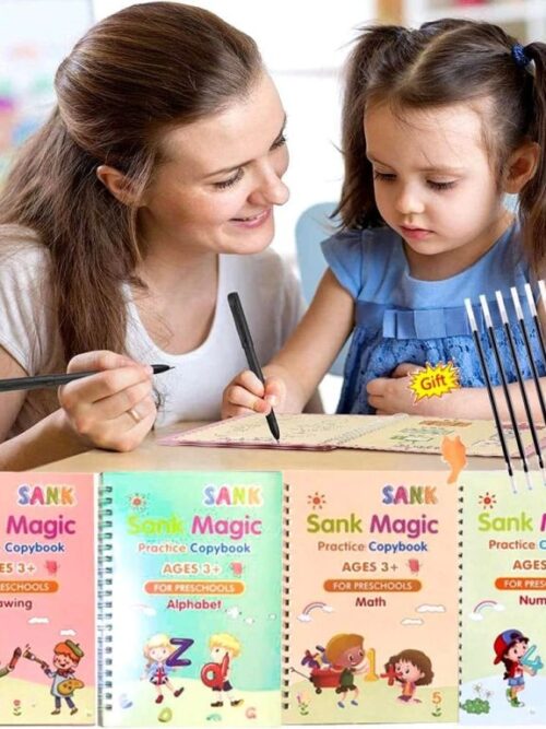 Sank Magic Book  pack of 4 with pen & refill