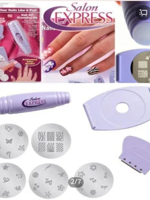 Salon Express Nail Art Stamping Kit
