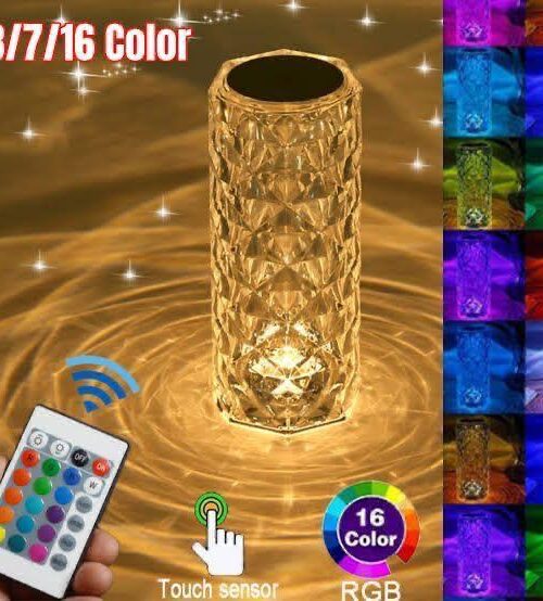 Rechargeable Rose Diamond Table Remote 16 RGB Colours