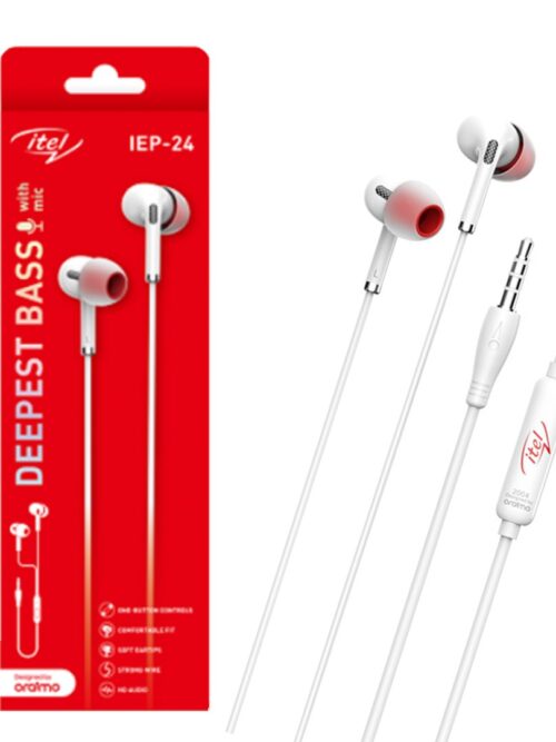 ITEL IEP-24 DEEPEST BASS EARPHONES