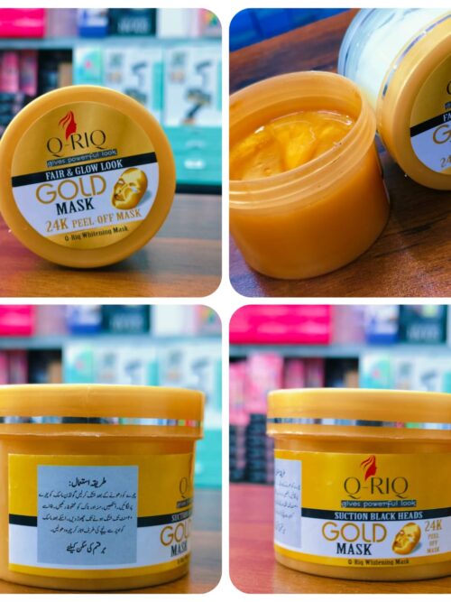 Q - Riq Golden & Black Mask