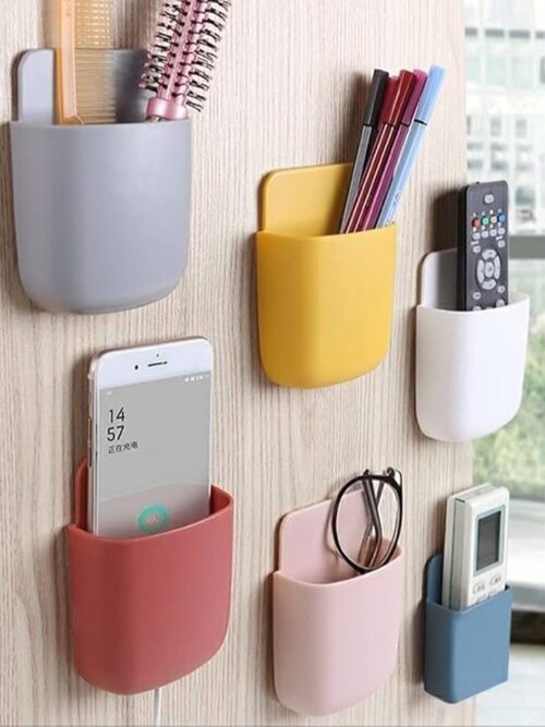 Self Adhesive D Shape Mobile/Remote Holder