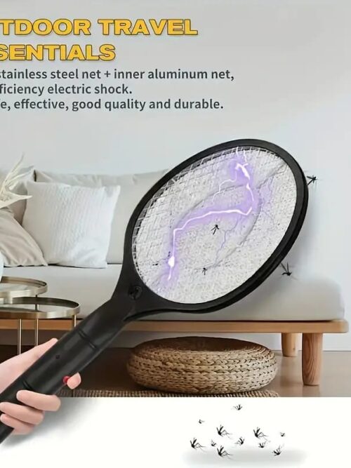 Rechargeable Handheld Fly & Mosquito Swatter - Portable Insect Killer