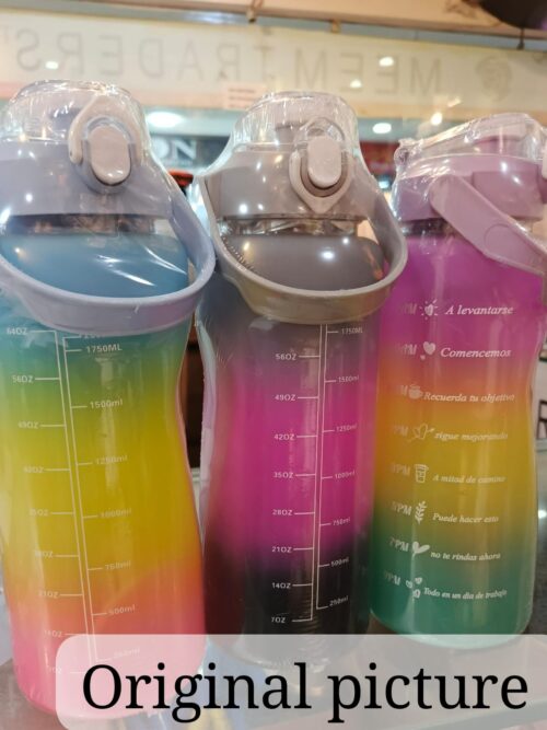 3 in 1 Bottles | Motivational Water Bottle Set of 3 Pcs |