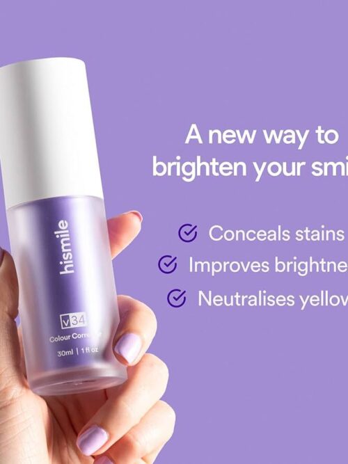 Hismile v34 Colour Corrector Serum Purple Teeth Whitening