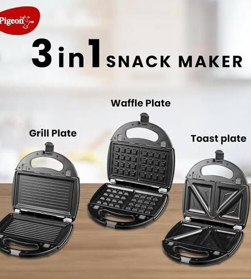 *Restock* - 3 iN 1 Silver crest Sandwich / Grill / Waffle Electric Maker  (Model SC-819)