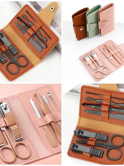 7 In 1 Nail Cutter Set, Stainless Steel Manicure Set, High Quality Nail Self Grooming Kit  *_Small  7Pcs Kit