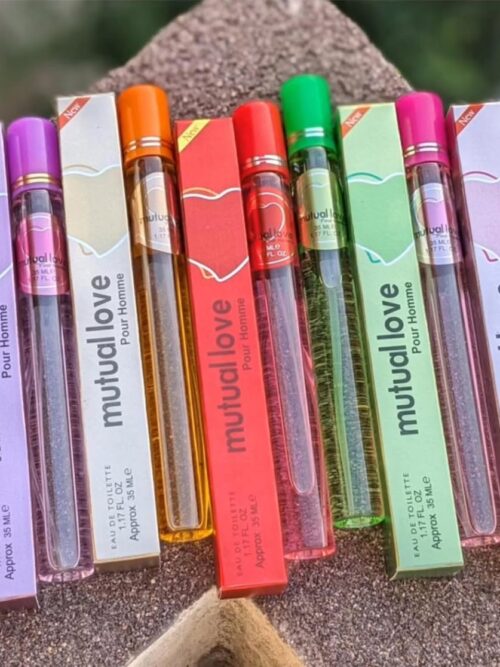 *_(MUTUAL LOVE)_* *Pen Perfume*  *Best Fragrance* *35ML*  *Online Demanding item* *05 Piece Set*  🚫 It's not the same as shown in picture. Just 5 different perfumes