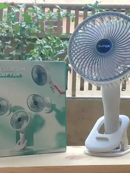 2 in 1 Reachargeable and Portable Table and Hand Fan