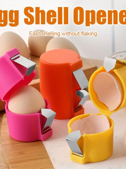 Eggshell Opener & Egg Separator: Handheld Kitchen Tool for Cooking, Camping & Food Service