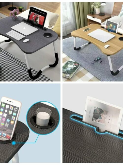 Foldable Laptop Standing Desk Portable Laptop Table