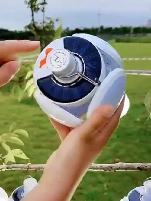 Solar 2in1 Charging Foldable Hanging 5Bulbs Light